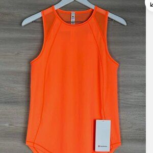 LULULEMON TANK Sculpt Top highlight ORANGE 6 NWT RACE RUNNING NEON PERFECT RARE